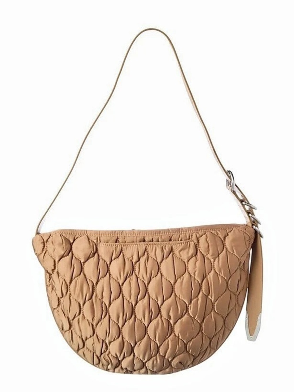 Quilted Shoulder Bag in Brown